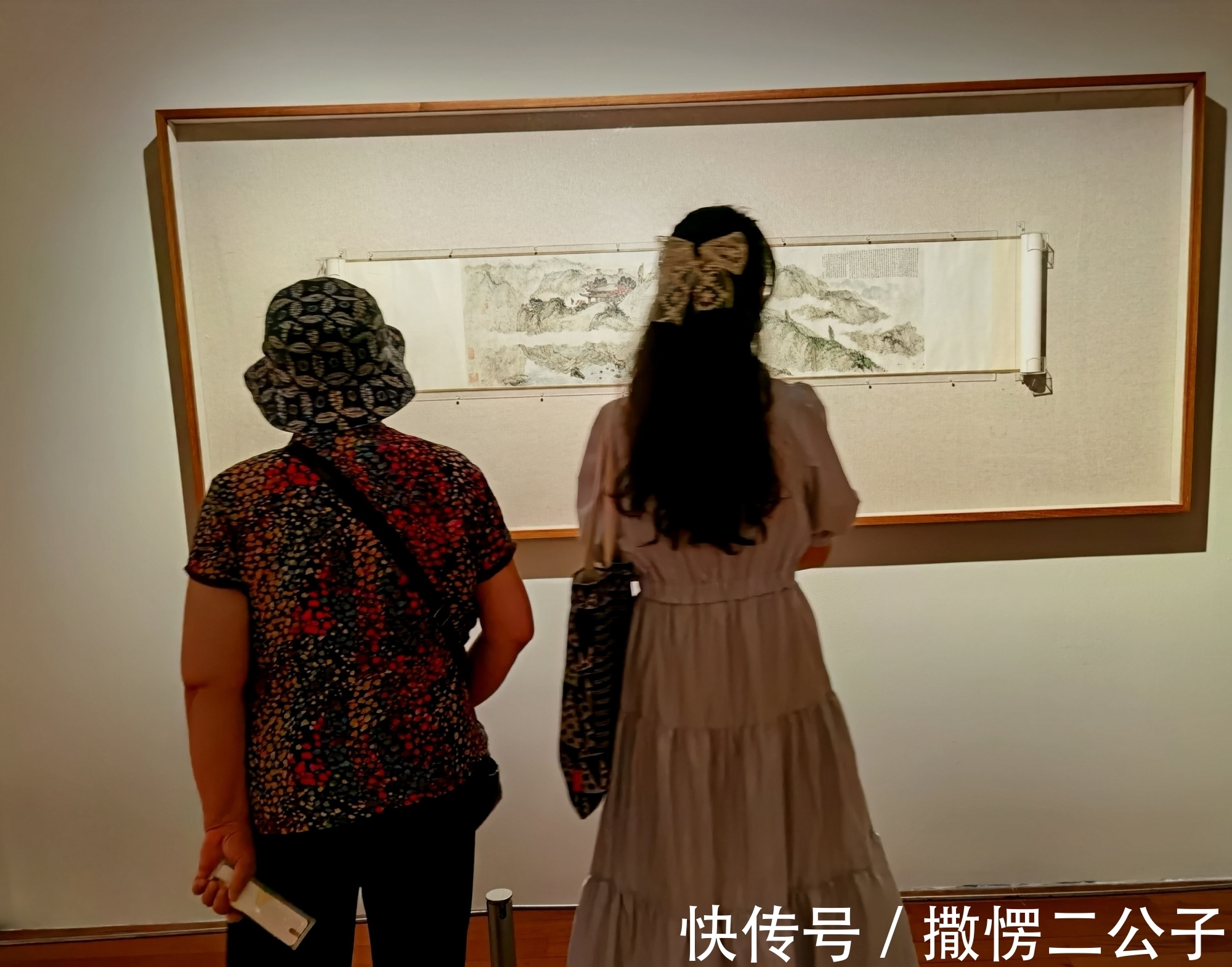 绘画$原创散文:武汉美术馆观大家傅抱石作品