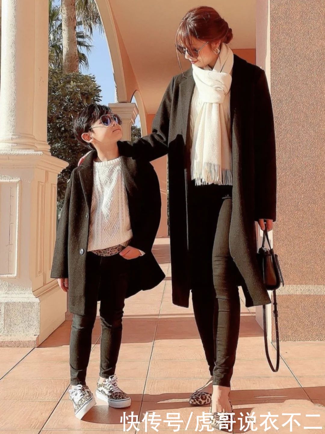 日本宝妈穿衣真有一套，怎么优雅时尚怎么穿，根本不像仨孩子的妈