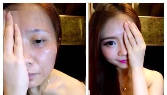 别吓我妆后18岁卸妆81岁这些女生化完妆亲妈都认不出了