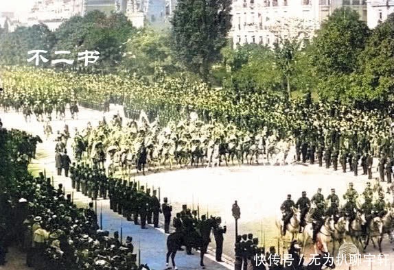 沙俄帝国|上色老照片:末代沙皇尼古拉二世出访巴黎, 看看场面有多盛大