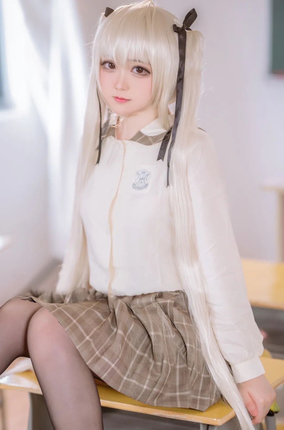 cos|cos:双马尾乖巧穹妹cos正片@小夜子