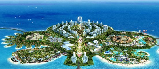 寺庙|中国又一超级工程,耗资1600亿,全球最大的人工岛