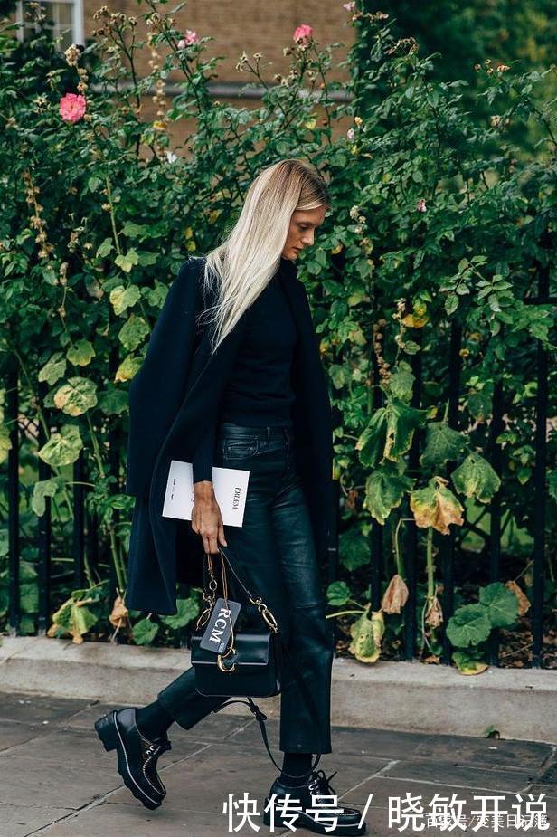 初冬火了一种穿搭,叫“西装+直筒裤”,简约优雅又高级