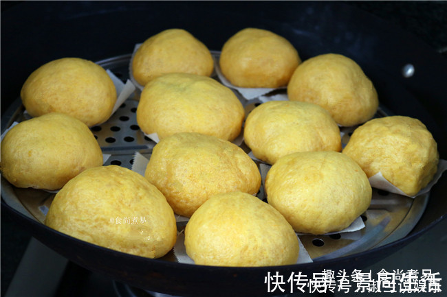 南瓜泥|家人隔三差五喊我做此款包点,香甜又蓬松,放到第二天仍然软乎