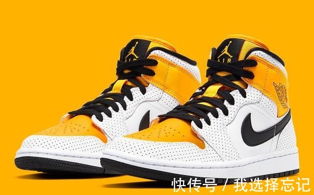 laser orange 超高辨识度！白橙Air Jordan 1 Mid首度释出！