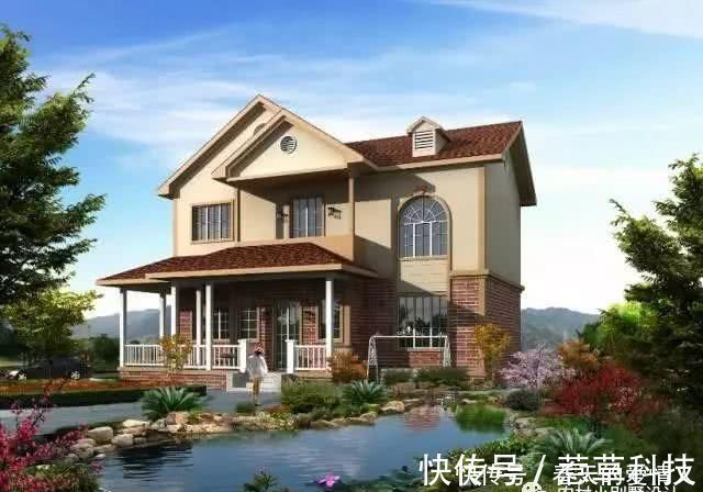 外墙|6套小户型农村别墅,精挑细选的爆款图纸,随便建一套都出彩