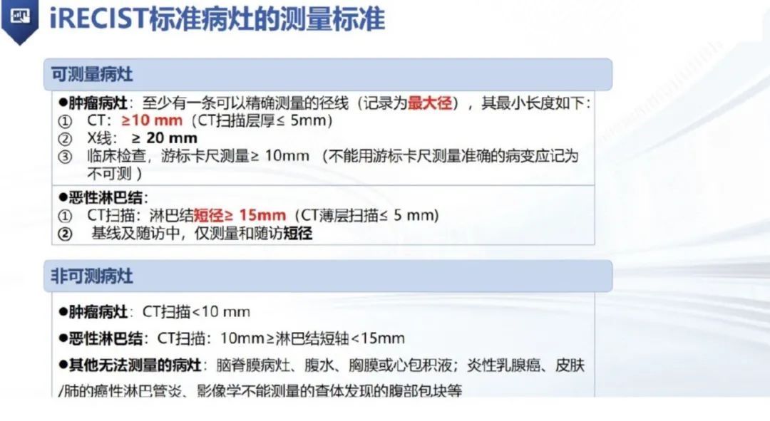 评价|iRECIST丨实体肿瘤免疫治疗疗效评价标准