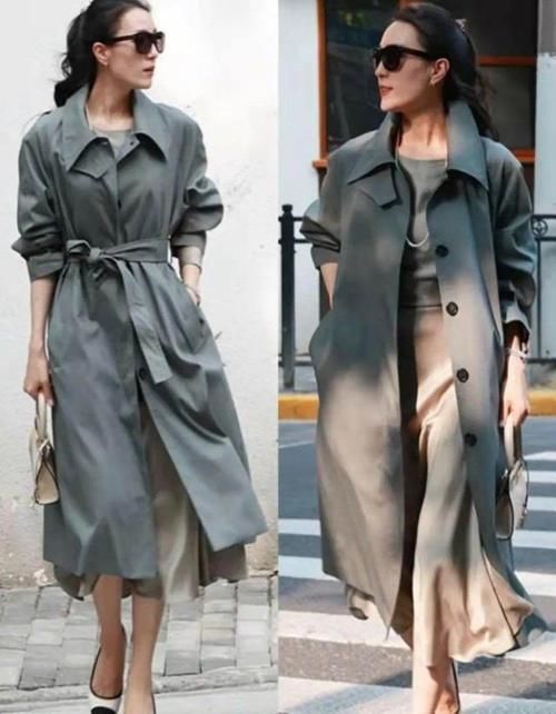 卡其色 女人不管多大，都要有一件“风衣”，百搭保暖，还很时尚