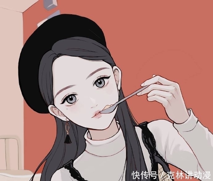 头像|一组少女心十足的好看插画，很适合做卡通动漫头像哦！