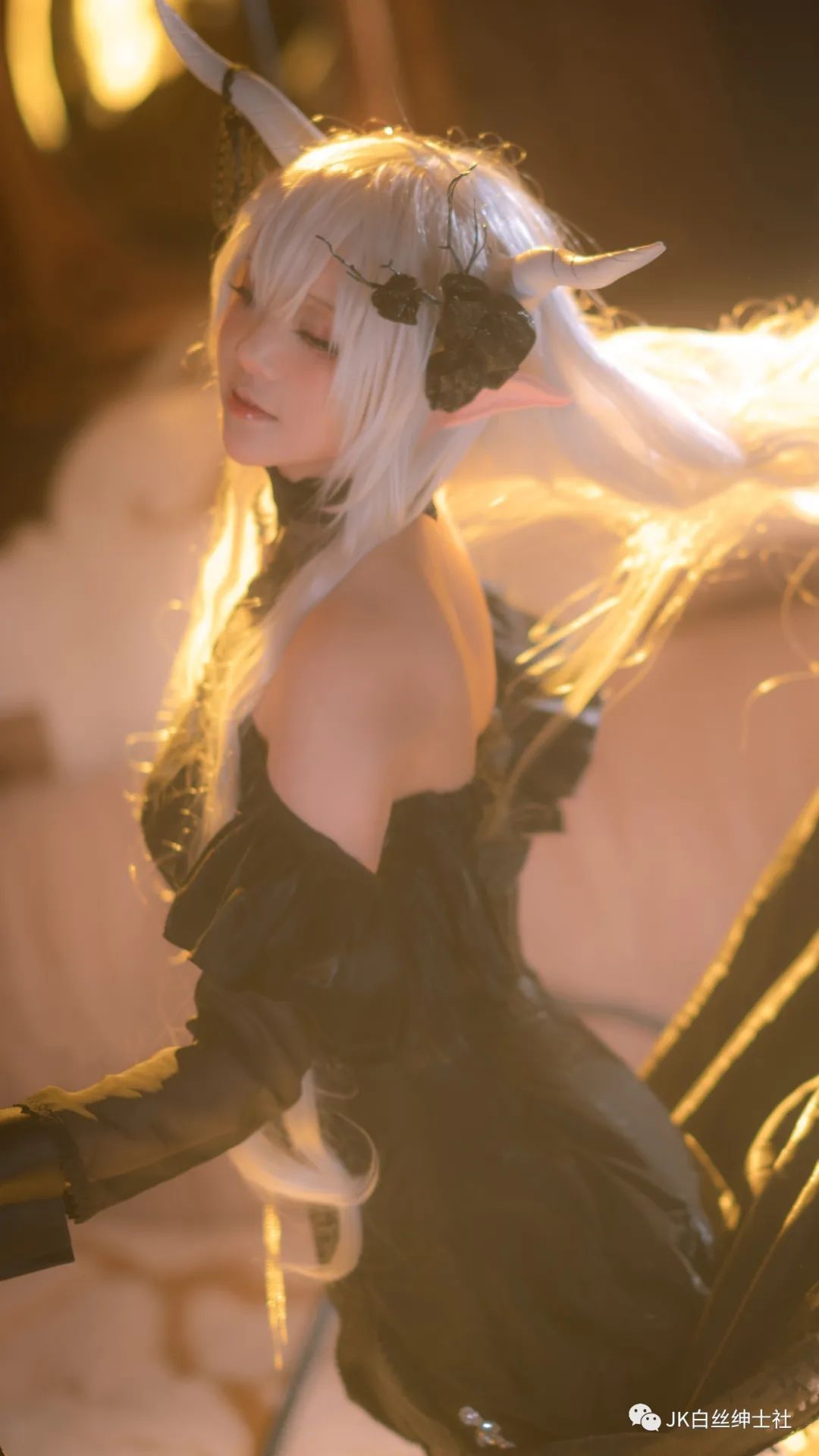 cos|cos:明日方舟音律联觉闪灵 cos正片@黑龙