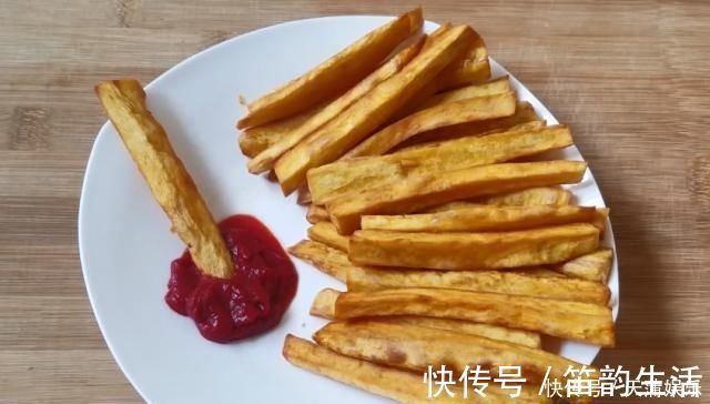 孩子|教你一个红薯的“新吃法”，简单2步搞定，外焦里嫩，孩子很爱吃
