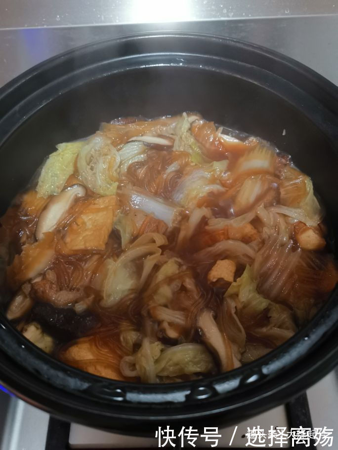 家常菜|冬天的美味家常菜大白菜炖豆腐