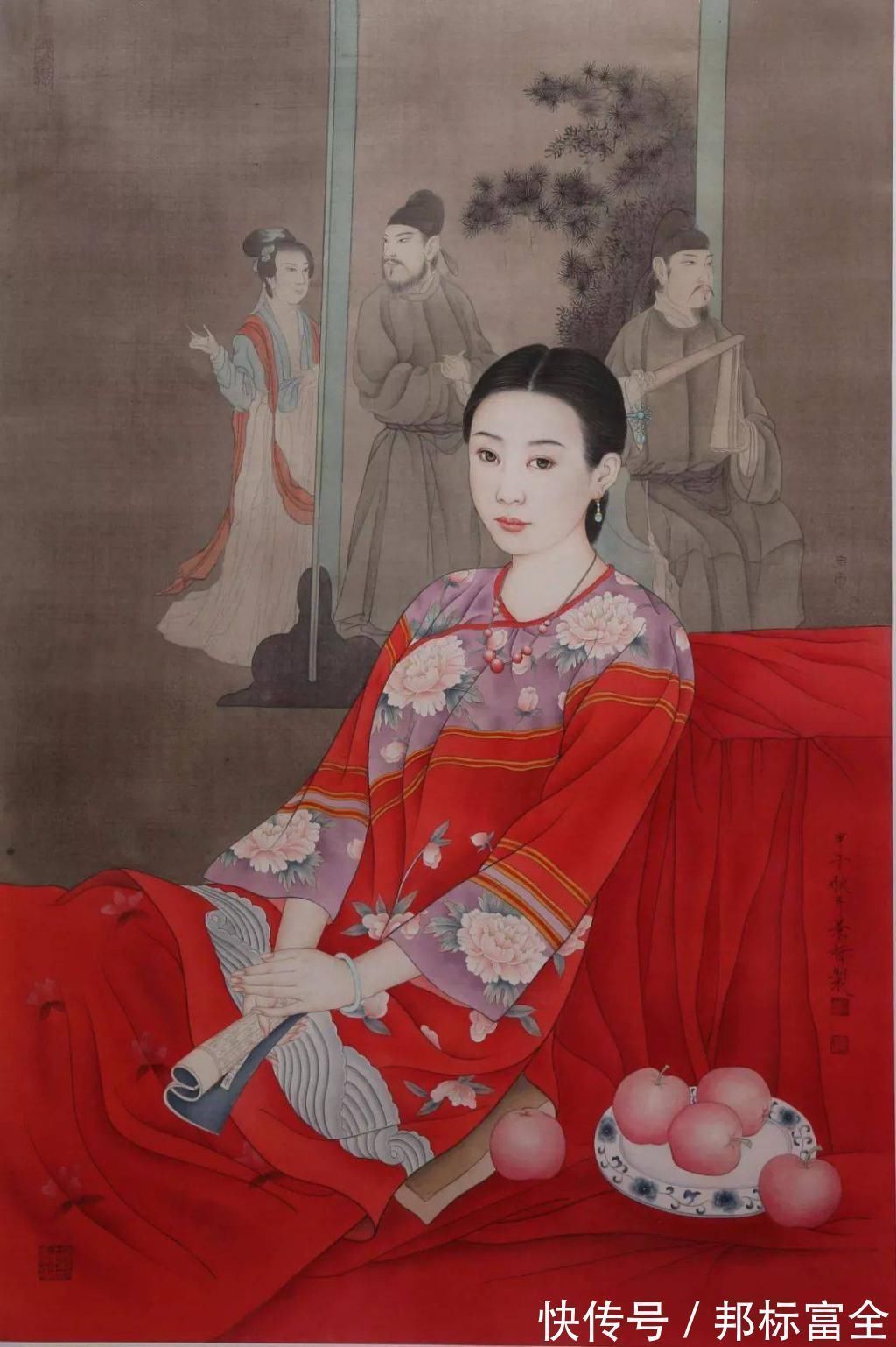 崔景哲!崔景哲:当古典美遇上工笔画,春风拂面惊艳四方