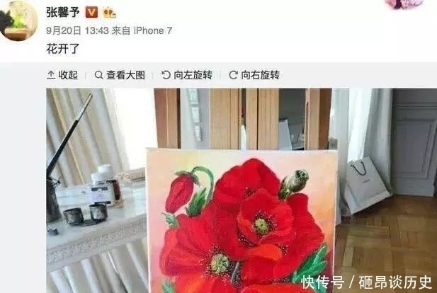 山水画|张馨予真的是一位画家,山水画已惊艳众人,这幅画更强悍!