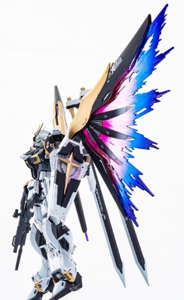 模玩控:RG比例命运混搭脉冲高达改造,“命运脉冲”高达模型