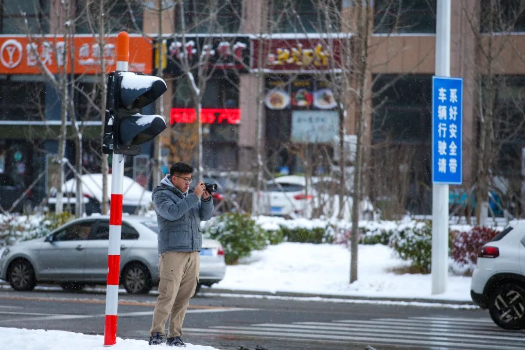 孙俊杰|多图！雪中的烟台高新区美出新高度