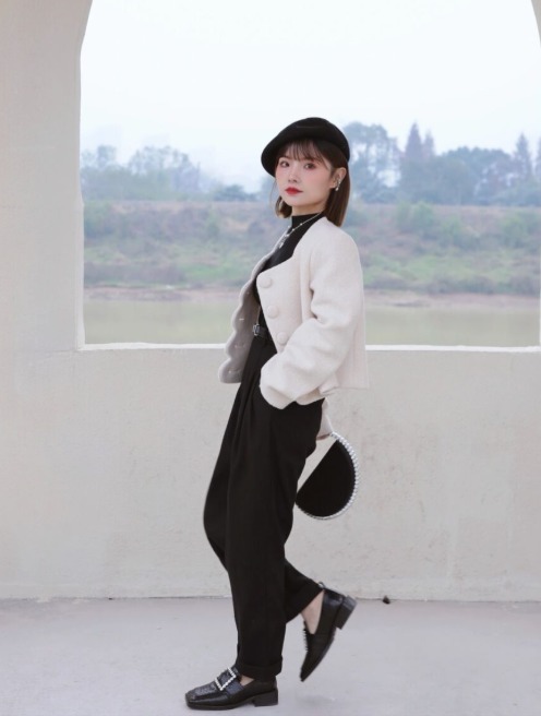 小蛮腰 冬天不要瞎打扮,学会“上短下长”的穿法才精致,拉升比例更显高