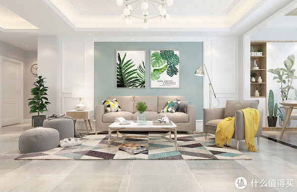 主卧室|187平米的北欧风，简单的线条造型、纯色的墙面、原木韵味有品位