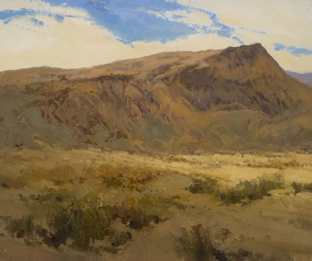 德克萨斯州#大卫·格里芬的风景油画高清图,放大看,更迷人