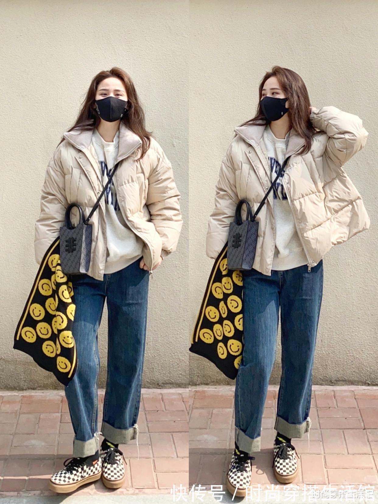 法则|冬天羽绒服不要“随便搭”,记住3个法则3种搭配,温暖显瘦还好看