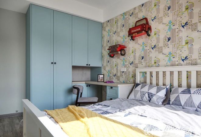 空间|97m2三居室营造清透明亮的现代空间