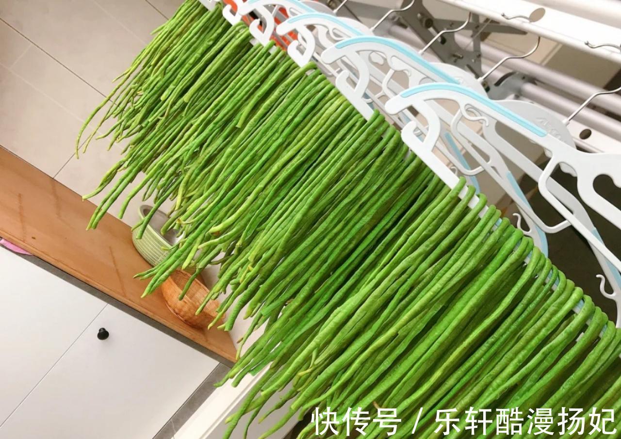 特香|夏季豆角1块1斤，买20斤晒干保存，冬天炖肉味特香，真不够吃