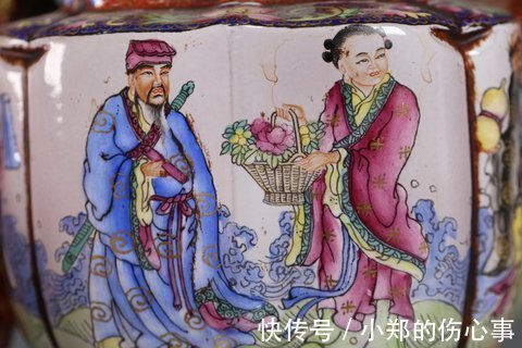 紫砂壶@清 珐琅彩紫砂壶,砂质精良