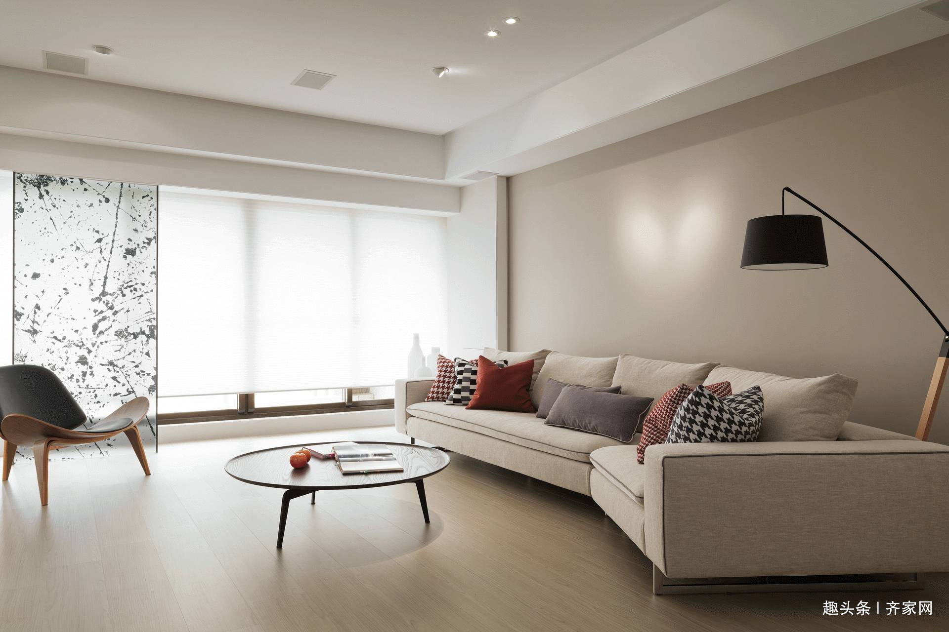 简约风|台式简约风,仅用质朴的色彩和线条感极强的设计手法,让家更美