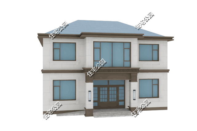 老房子|12×10米二层小别墅,卧室均朝南设计,舒适度拉满