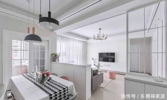 玄关|参观闺蜜82㎡小三居,一进门就被迷住,这么装全屋温馨又不失格调