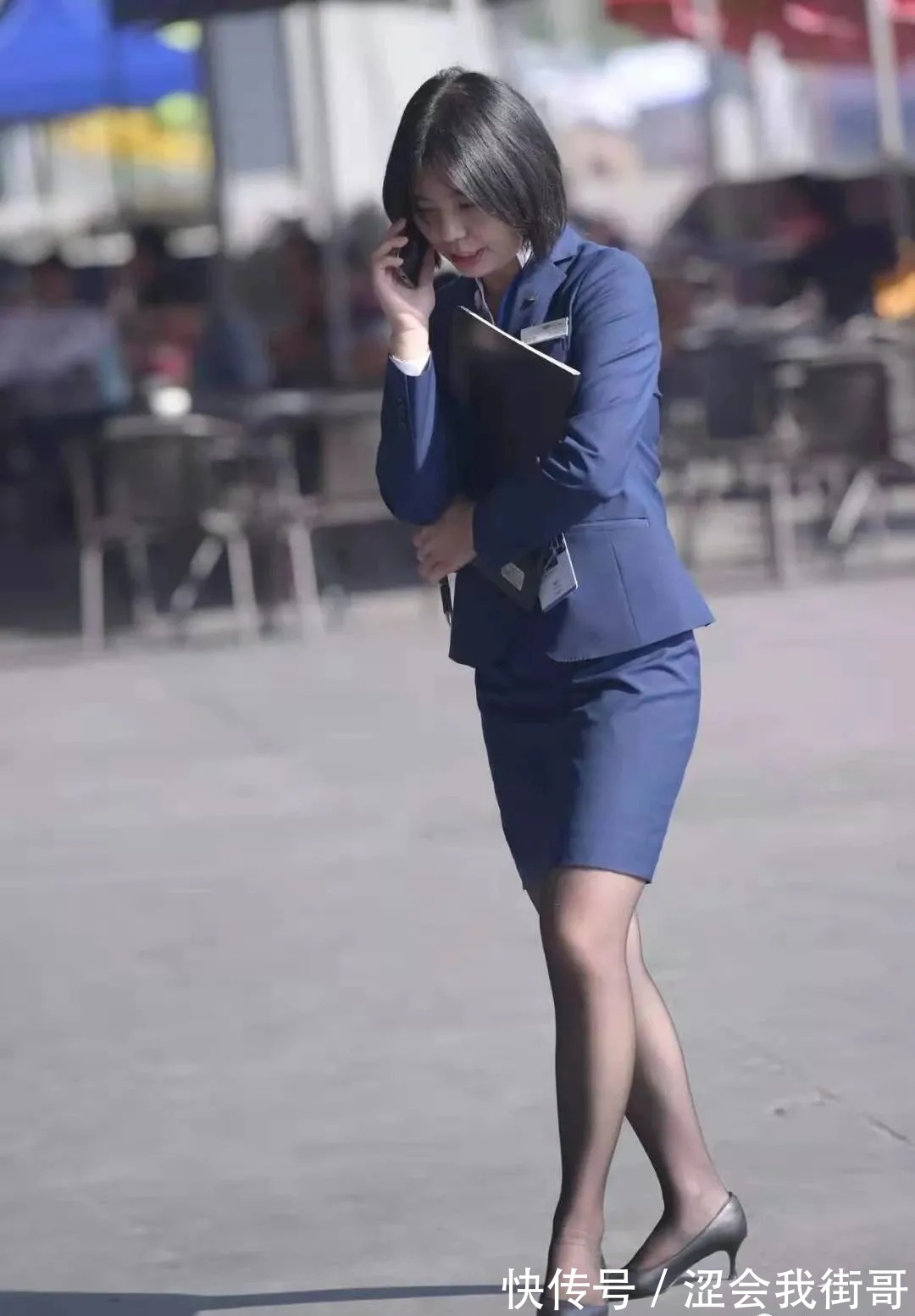 职业装 街拍职业装美女