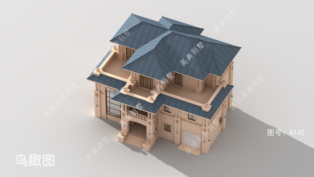 乡村|这款欧式乡村别墅户型,室内设有健身房、KTV等娱乐功能。