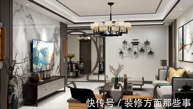 睡眠质量|170平新中式四居室,更加实用、更富现代感