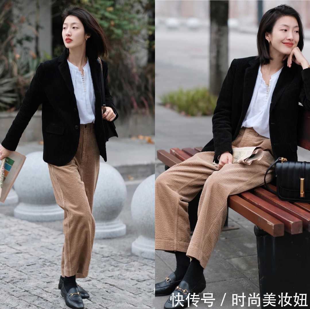 百搭|秋冬季节别只会穿“靴子”,今年流行乐福鞋,洋气百搭显气质