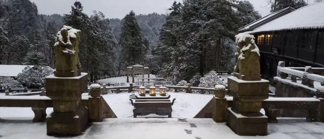 情怀|只下了一场雪，峨眉山又多了这些名场面