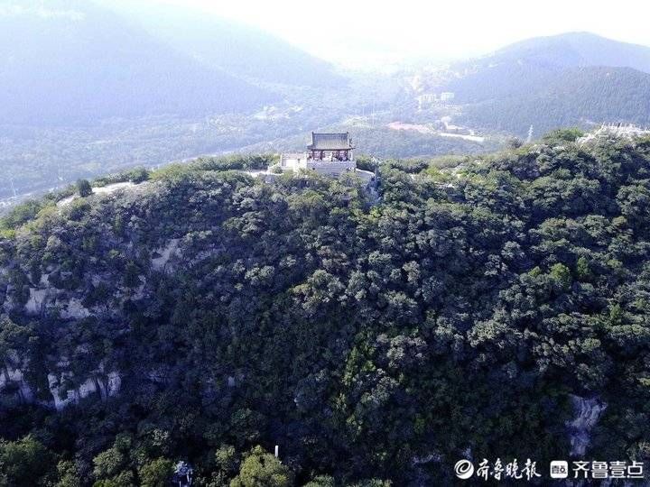 千佛山|中秋节清澈空气里的济南千佛山青翠欲滴