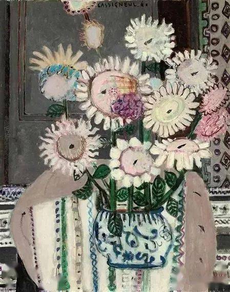 野兽主义#皮埃尔·卡西尼尔:领略野兽主义奔放节奏和表现主义浓烈意蕴油画作品