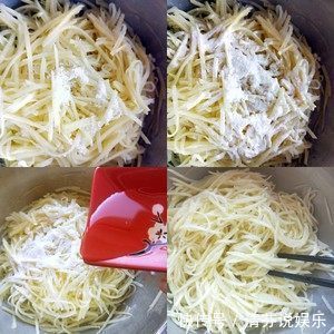 一个土豆就能做出3人的早餐，外酥内软不油腻，孩子吃了忘不了！