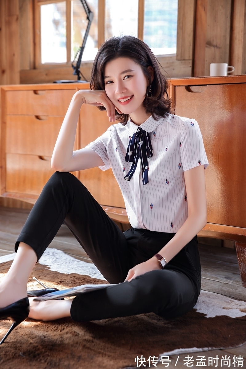 女士 穿衬衫的女士,真好看时髦又高级!