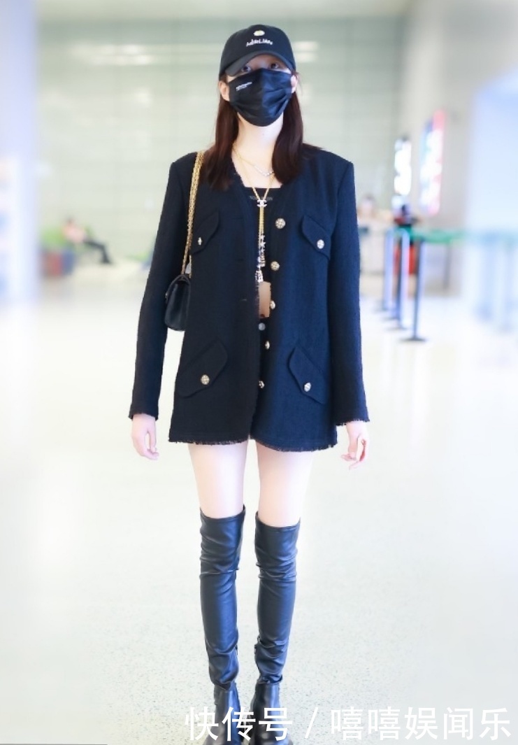 帅气|冬天想要露腿又怕冷一双过膝长靴帮到你,造型更显帅气