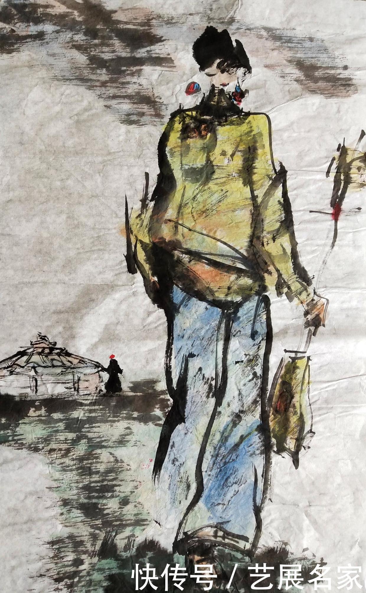 欣赏|【艺展中国】吴·斯日古楞绘画作品欣赏