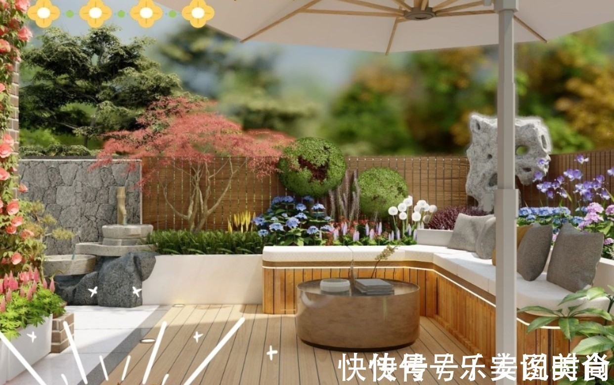 小花园|30㎡上下庭院如何设计?这种精致的治愈系现代风小花园,太好看啦