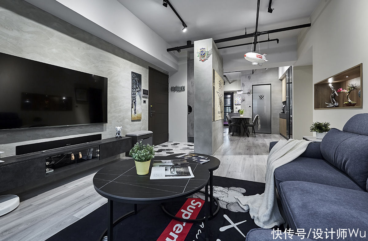 屋主|130㎡自然原始生活场景，浓厚工业硬派本色，理想生活的设计，赞