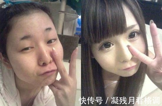 妹子|女生化妆前后对比,以后还能相信画完妆的妹子吗?