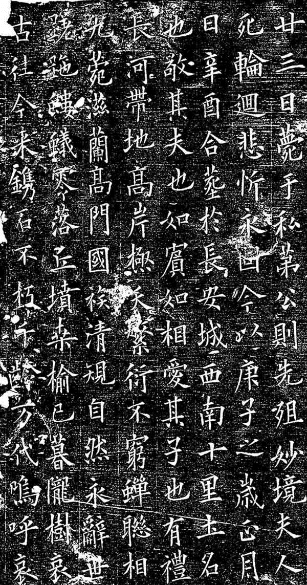 邓通夫人任氏墓志|欧阳询《邓通夫人任氏墓志》,笔势险劲,字体新丽!