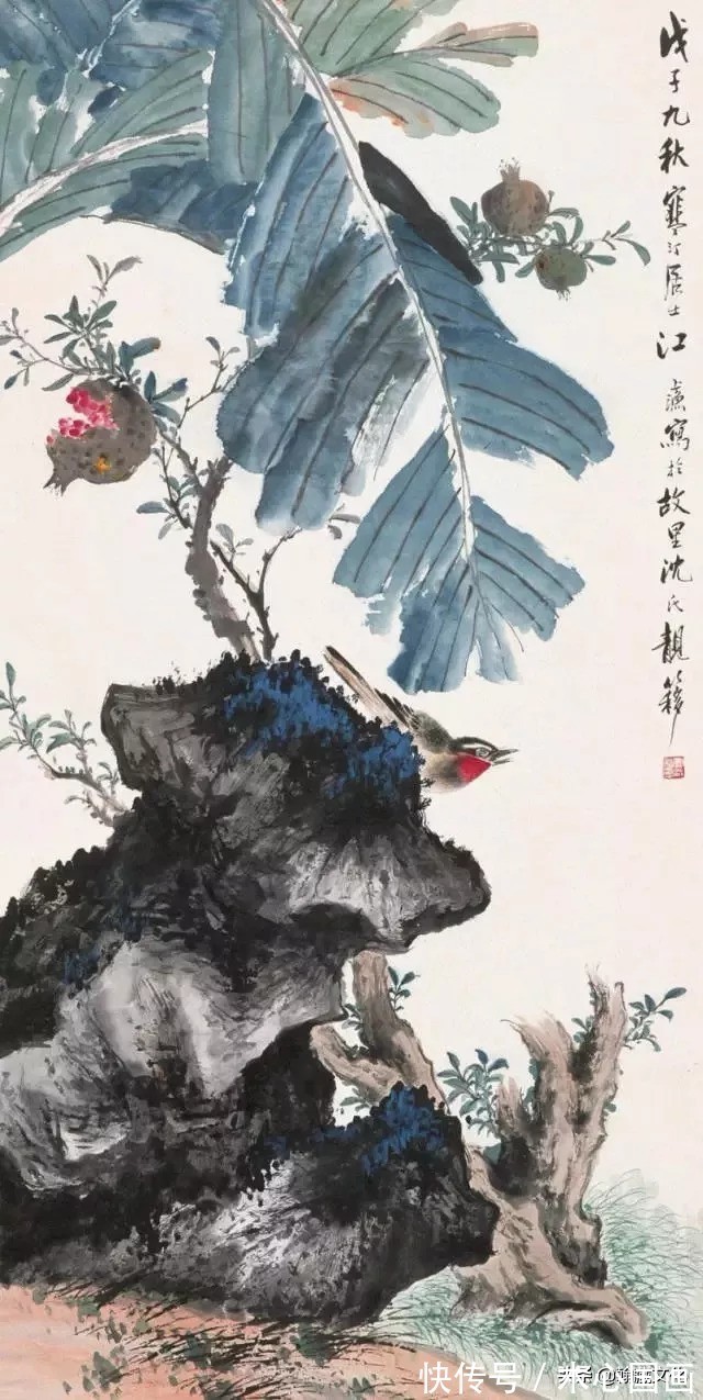 任伯年&江寒汀先生小写意花鸟画欣赏(一)