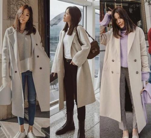  上身|大衣怎么穿才好看？24套搭配示范，上身优雅显瘦品味高级