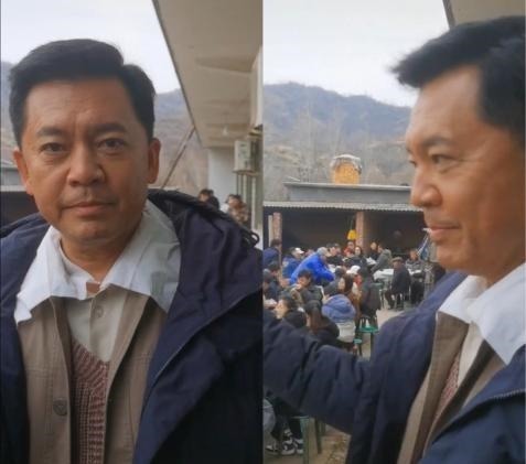 周浩东|明星何政军农村吃酒席,菜都用铁桶煮,曾出演过《亮剑》中的赵刚!