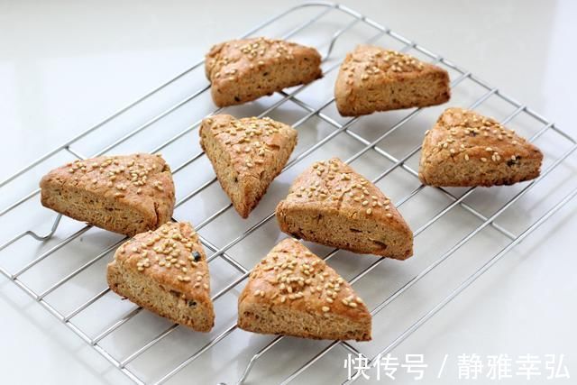 司康|减肥期也能吃西式小点心，免打发无糖低脂咸香适口，解馋还不长肉