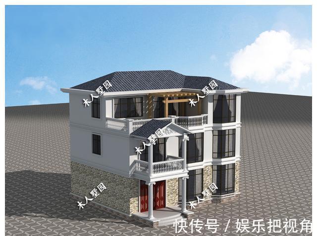 别墅|大门不一定要在正中间，农村13米宽的别墅，这样建不是笑话